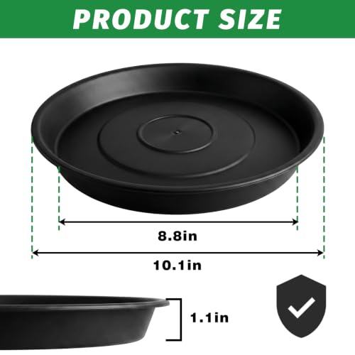 3PCS Round Stepping Stone Mold (10"/3PCS / Black)