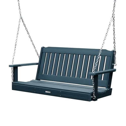 AD-PORL1-NBE Lehigh Porch Swing, 5 Feet, Nantucket Blue