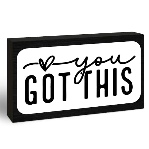 3x5 Encouragement Wooden Block Sign (You Got This-2)