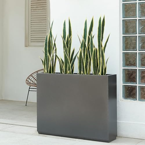 Artificial Plants 6PCS 30“Tall Faux Snake Plant (Yellow Snake Plants)