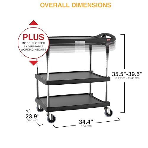 myCart Plus Utility Cart (Medium / 3 Shelves)