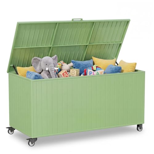 Outdoor Storage Box with Wheels 250 Gallon (250 Gallon / Green)