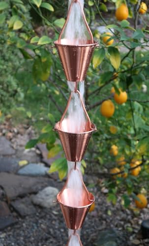 Steel Cups Rain Chain