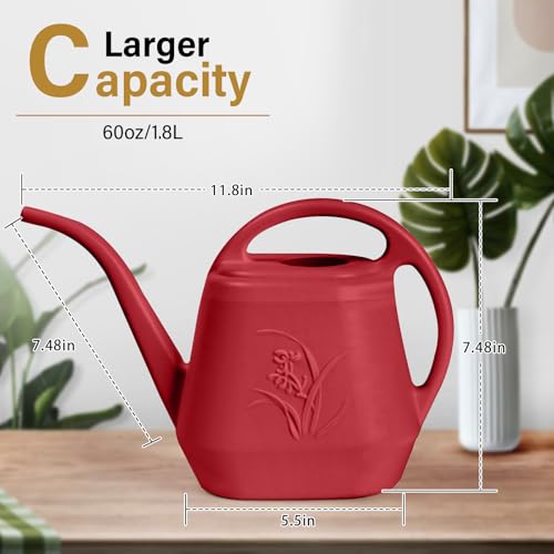 Hand Watering Can (Wine Red)