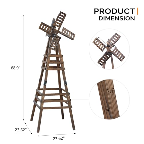 Outdoor Yard Windmill