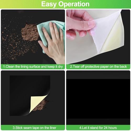 2PCS Pond Liner Repair Patch (10 IN x 10 IN -2P Repair Patch)