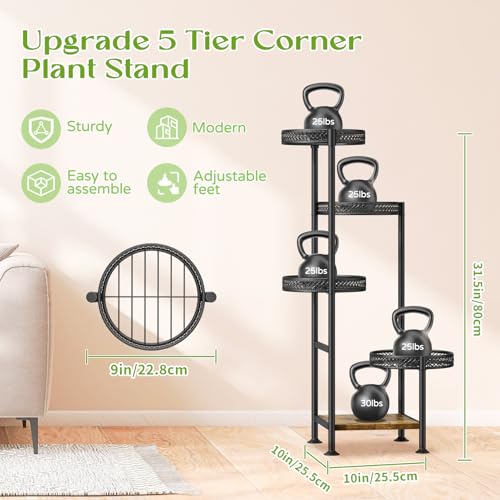 5 Tier Plant Stand Indoor Outdoor