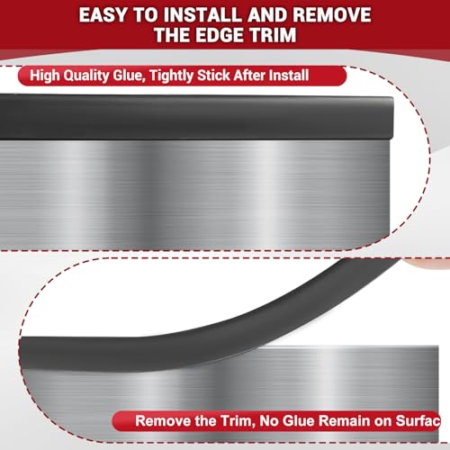 Rubber Edge Trim (Fit 3/16" - L10' / Black)
