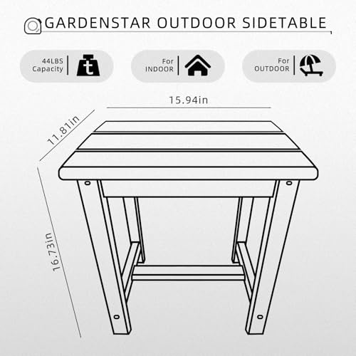 Adirondack Square Side Table