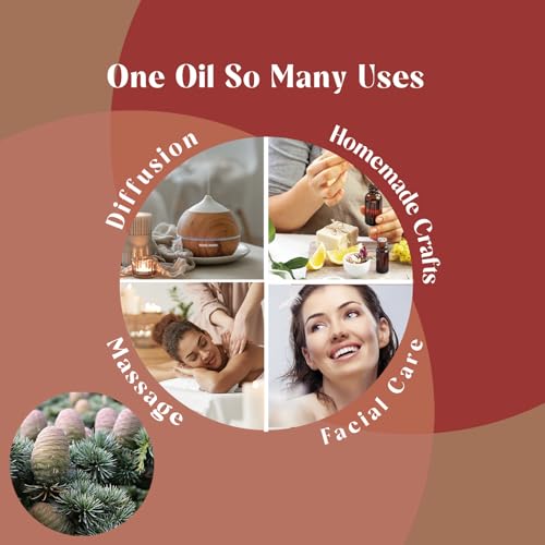 Cedarwood Essential Oil for Diffuser Room Spray Household (4 Fl Oz)