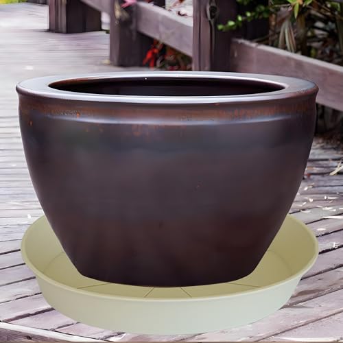 4 Pack of 18 19 inch Plant Saucer Drip Tray