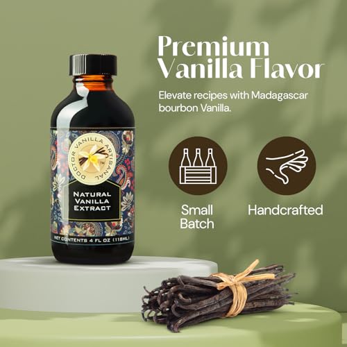 Natural Madagascar Bourbon Vanilla Extract (Natural / 4 Fl Oz (Pack of 1))