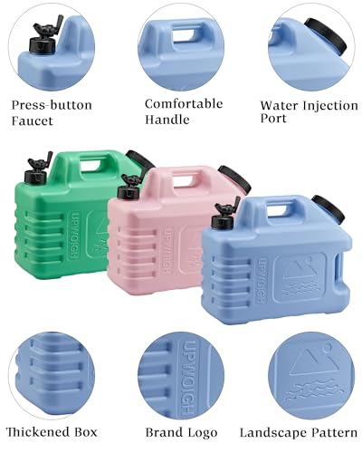 3.5 Gallon Camping Water Jug with Spigot (Pastel Mix / 3.5 Gallon)