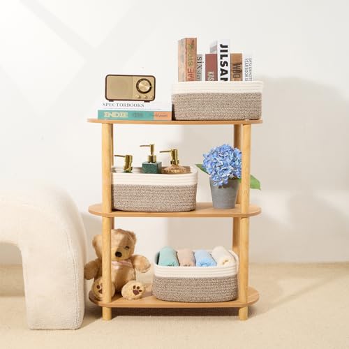 Small Storage Baskets for Organizing (3 Count)