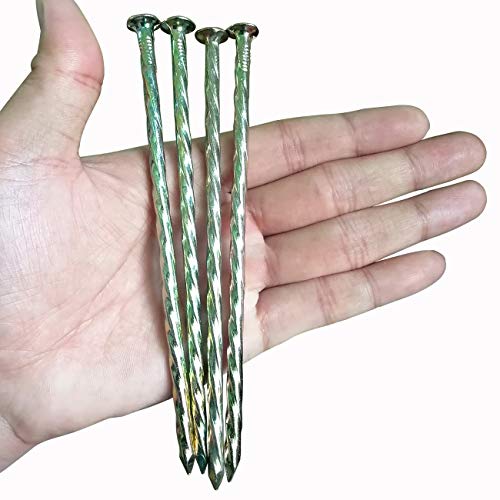 70 Pack 6"Artificial Turf Nails Garden Stakes Galvanized Landscaping Spikes (70 Pack 6inch)
