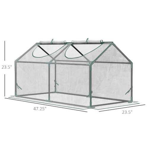 4' x 2' x 2' Portable Mini Greenhouse (Clear / 4' x 2' x 2')
