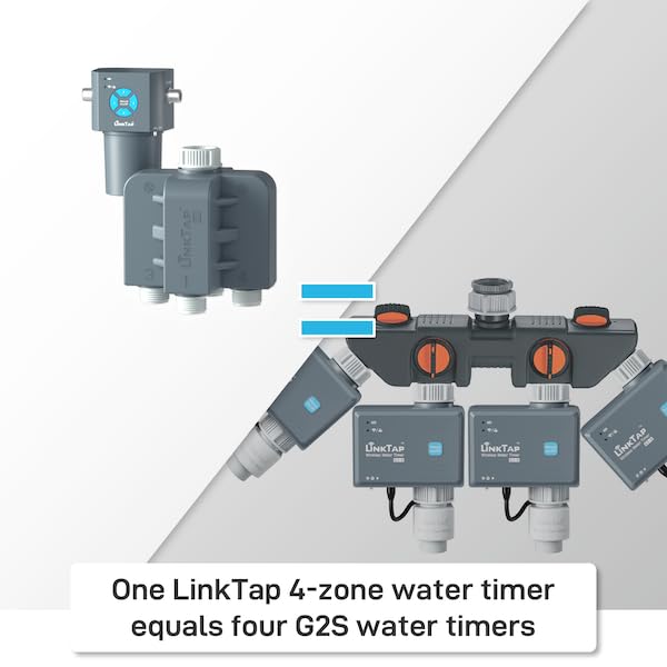 Q1 4 Zone Wireless Water Timer & Gateway (Q1 timer+gateway)