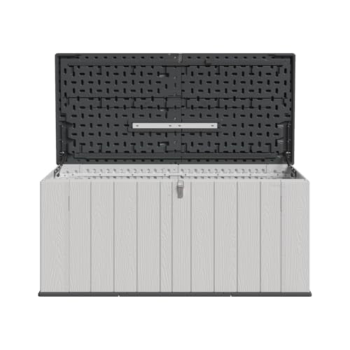 6x4 FT Outdoor Storage Shed (6' x 4' / White)