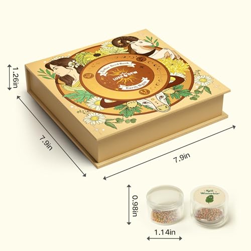Lush&Dew Zodiac Garden Seed Bank Earth Sign (16 Count)