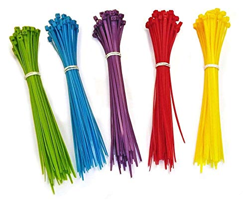 4 Inch Red Zip Ties (1000 Count)