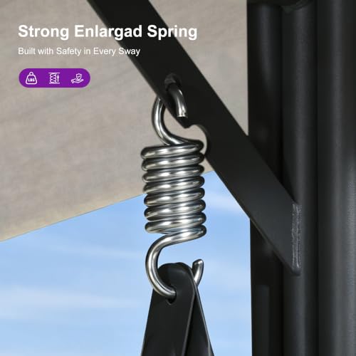 Patio Swing 3 (Dark Gray / Porch Swing)