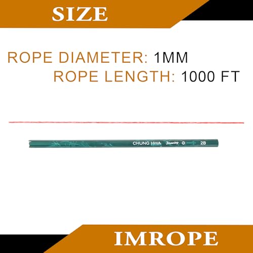 1mm x 1000 Feet Red Jute Rope (1000 Foot)