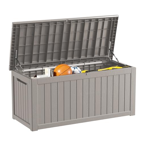 Outdoor Storage Box Waterproof (Grey / 270 Gallon)