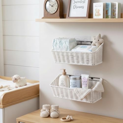 Wicker Hanging Basket (2 Count)