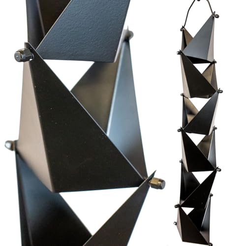 Origami Rain Chain (18 Feet / Black)
