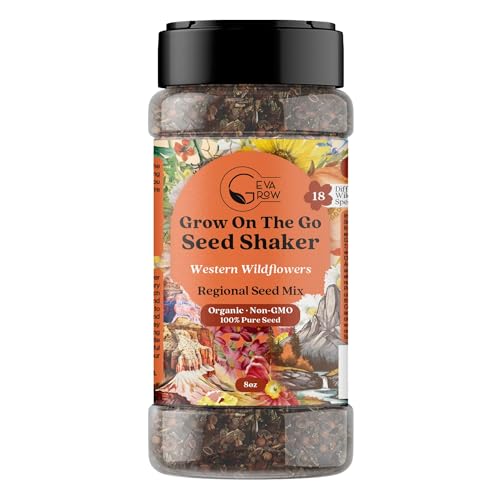 on the Go Seed Shaker (Western Wildflowers / 8 oz Shaker)