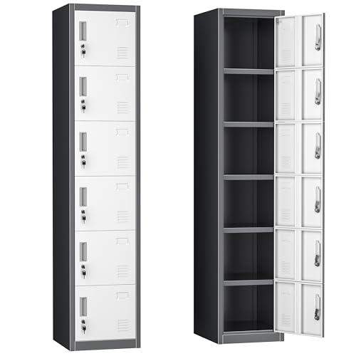 Employees Lockers (Grey / 6 Doors)