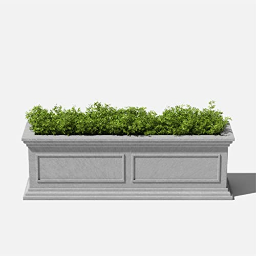 Brixton Series Window Box Planter (Gray / 11"H x 11"W x 36"L)