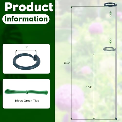 Extendable Monstera Plant Support Stakes (32.2inches-7Pack)