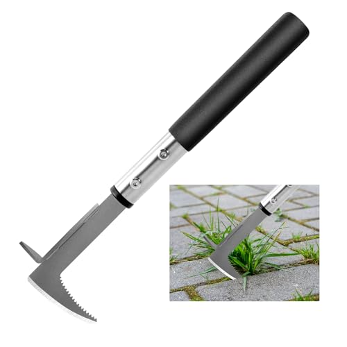 Crack Weeder Stainless Steel Manual Crevice Weeding Tool (13 inch)