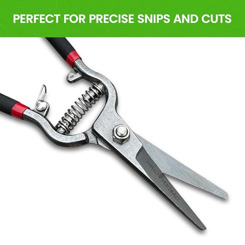 Garden Guru Classic Bypass Pruning Shears Clippers (60 Pack / Precision Blade)
