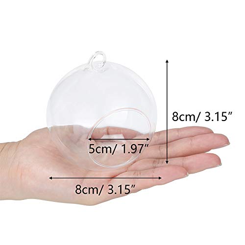Hanging Glass Tealight Holders with LED