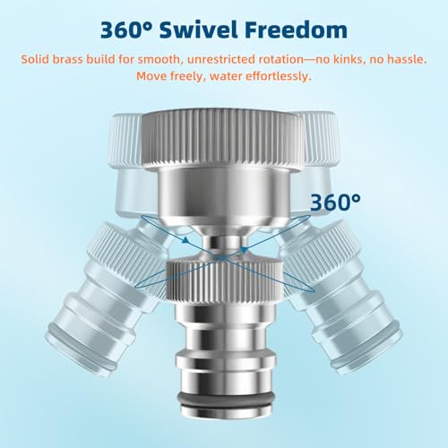 Swivel Garden Hose Quick Connector