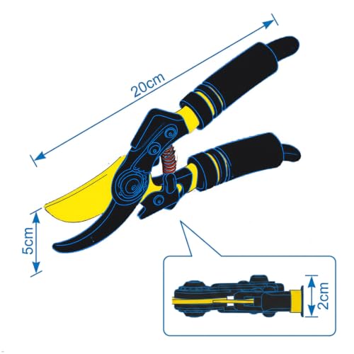 Ultra Sharp Germany Titanium Steel Pruning Shears (Bypass)