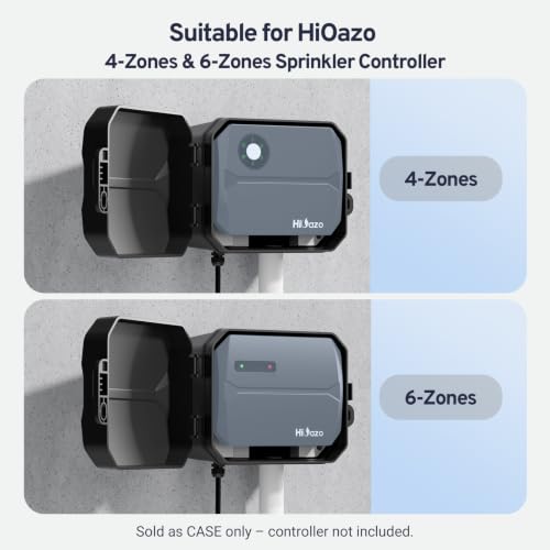 Outdoor Case for HiOazo 4Zones 6Zones Sprinkler Controller (Gray)