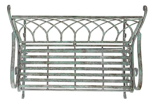 Outdoor Ressi Antique Dark Green Rocking Bench