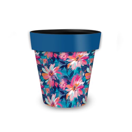 Everyday Planter 8.5" x 8.5" x 8.5" Abstract Floral Small Planter (Abstract Flor / Small)