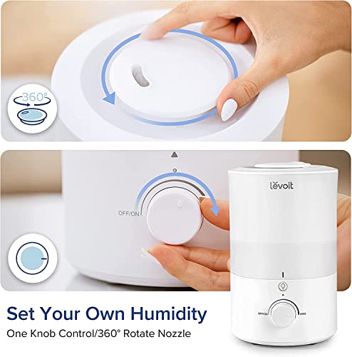 Top Fill 3L Humidifiers for Bedroom with Night Light