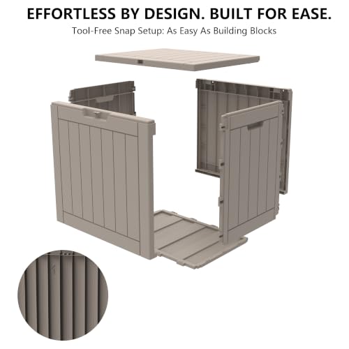 Outdoor Storage Box (Grey / 35 Gallon 3.0)