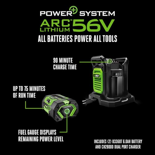 Electric Lawn Mower (30" / w/(2) 6.0Ah Batteries + Charger)