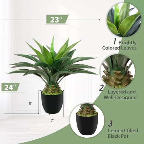 Artificial Agave Plant 2ft (24")