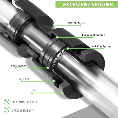 12 Pack 1 2'' to 1 (12PCS 1/2'' to 1/4'' Fittings Kit)
