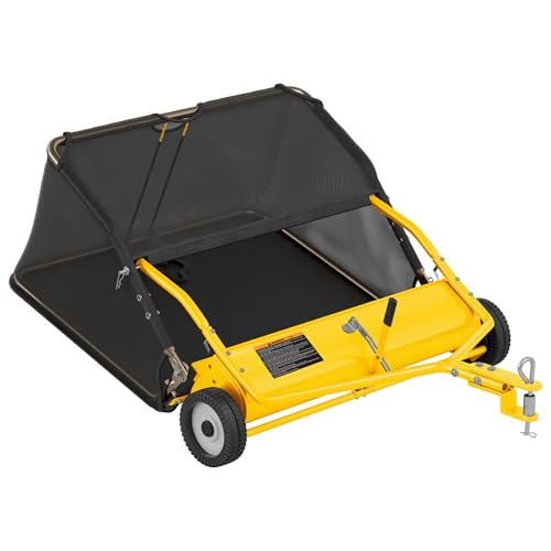 42" Lawn Sweeper Tow Behind (42 inch / Yellow)