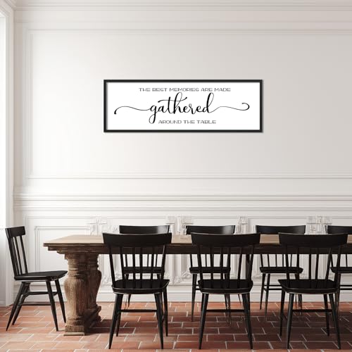 The Best Memories Are Made Gathered Around The Table Wall Decor (The Best Memories Are Made Gathered Around The Table / 16"x48")
