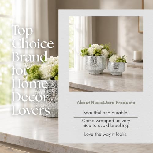Flower Pots and Planters for Home Decor (2 Count)