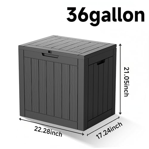 36 Gallon Deck Box (Black / 36 gallon)